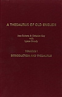 A Thesaurus of Old English (Hardcover, 2nd, Revised)