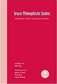 Grazer Philosophische Studien (Paperback, Bilingual)
