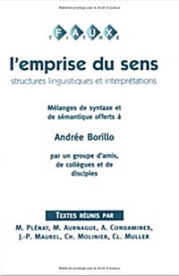 Lemprise Du Sens (Paperback)