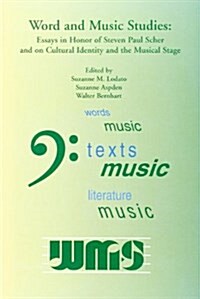 Word and Music Studies (Paperback)