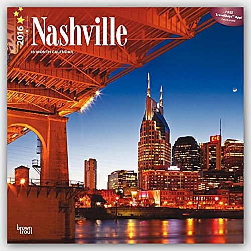 Nashville 2016 Calendar (Calendar, Wall)