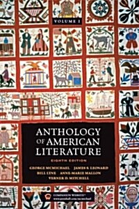 Anthology of American Literature, Vol. 1 (Paperback, 8th)