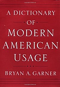 [중고] A Dictionary of Modern American Usage (Hardcover, 1St Edition)