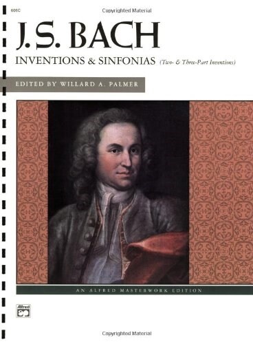 Inventions and Sinfonias (Paperback, Spiral)