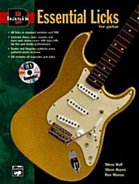 Essential Licks for Guitar (Paperback, Compact Disc)