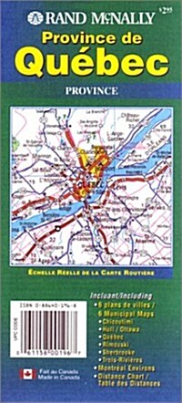Rand McNally Province De Quebec (Paperback)