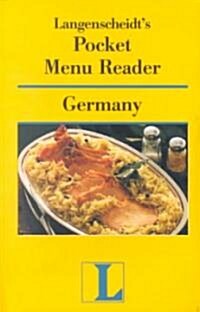 Pocket Menu Reader Germany (Paperback)