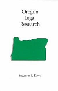 Oregon Legal Research (Paperback)