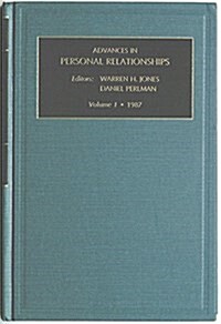 Advances in Personal Relationships (Hardcover)