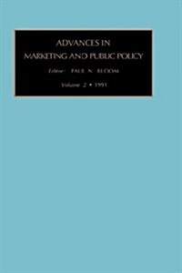 Adv in Marketing & Public Policy Vol 2 (Hardcover)