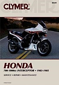 Honda VF700F/750F/1000F Interceptor Motorcycle (1983-1985) Service Repair Manual (Paperback)