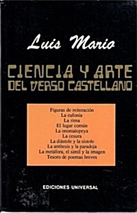 Ciencia Y Arte Del Verso Castellano (Paperback)