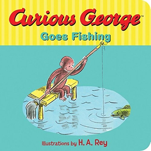 Curious George Goes Fishing (Board Books)