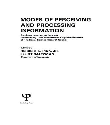 Modes of Perceiving And Processing Information (Hardcover, 1st)