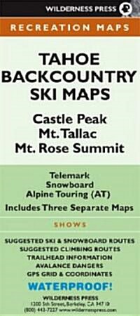 Tahoe Backcountry Ski (Map)