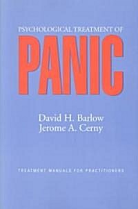 Psychological Treatment of Panic (Paperback)