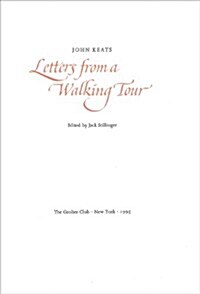 Letters from a Walking Tour (Hardcover)