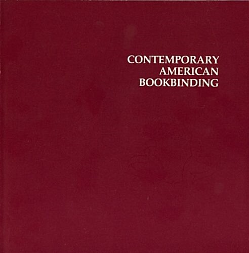 Contemporary American Bookbinding (Paperback)