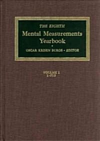 The Eighth Mental Measurements Yearbook (2 Volumes): 2 Volumes (Hardcover)