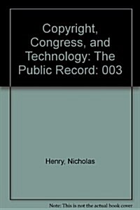 Copyright Congress and Technology (Hardcover)