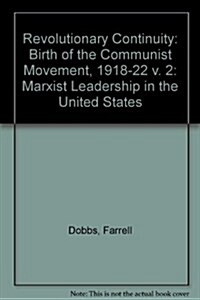 Marxist Leadership in the U.S. (Hardcover)