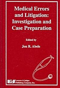 Medical Errors And Litigation (Hardcover)