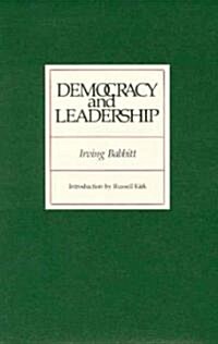 Democracy and Leadership (Hardcover)