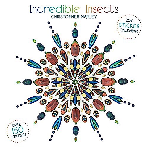 Marley/Incredible Insects 2016 Sticker Calendar (Paperback)