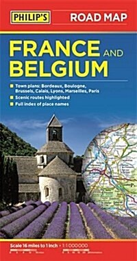 Philips France and Belgium Road Map (Paperback)