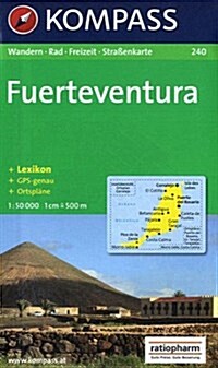 240: Fuerteventura 1:50, 000 (Paperback)