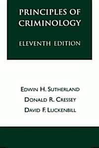 Principles of Criminology (Paperback, 11)