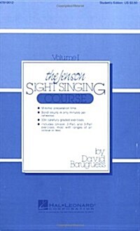 The Jenson Sight Singing Course (Vol. I) (Paperback)