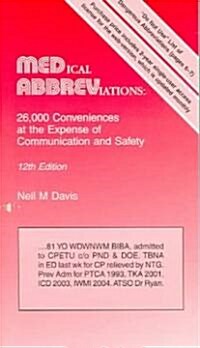 Medical Abbreviations (Paperback, 12th)