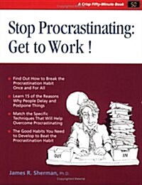 Stop Procrastinating (Paperback)