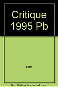 Critique (Paperback)