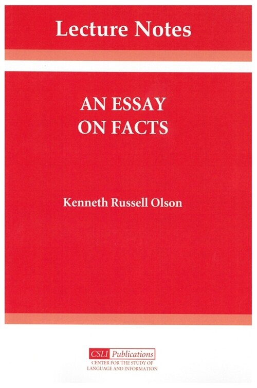 An Essay on Facts (Paperback)