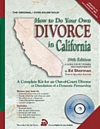 How to Do Your Own Divorce in California (Paperback, CD-ROM)