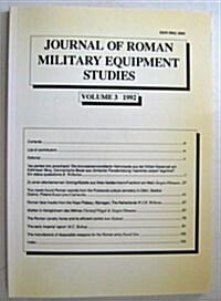 Journal of Roman Military Equipment Studies 1992 (Paperback)