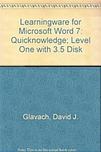 Learningware for Microsoft Word 7, Quicknowledge, Level One (Paperback, Disk)