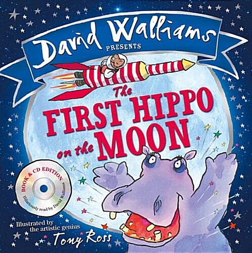 The First Hippo on the Moon : Book & CD (Multiple-component retail product, part(s) enclose)