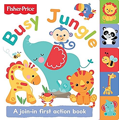 Fisher Price Rainforest Friends - Busy Jungle (Board Book)