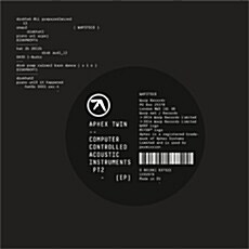 [수입] Aphex Twin - Computer Controlled Acoustic Instruments, Pt. 2 [EP][Digipak]
