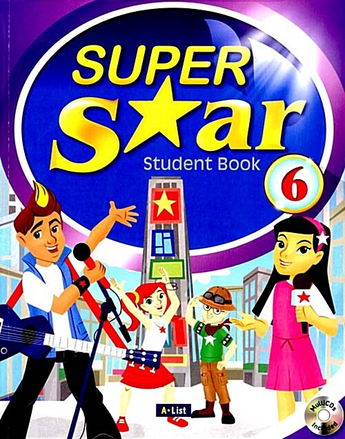 Super Star 6 : Student Book (Paperback + CD-ROM)