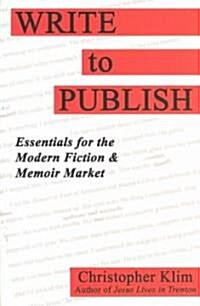 Write to Publish (Paperback, 1st)