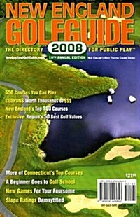 New England Golf Guide 2008 (Paperback)