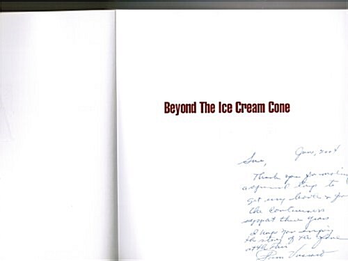 Beyond The Ice Cream Cone (Paperback)