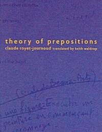 Theory of Prepositions (Paperback)