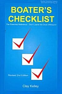 Boaters Checklist (Paperback, Spiral)