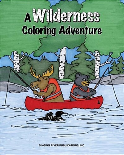 A Wilderness Coloring Adventure (Paperback)