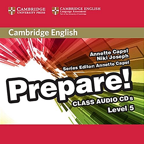 Cambridge English Prepare! Level 5 Class Audio CDs (2) (CD-Audio)